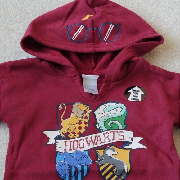 NWT Harry Potter 3 Piece Bodysuit, Pants,  and Hoodie Set - Picture 7 of 11